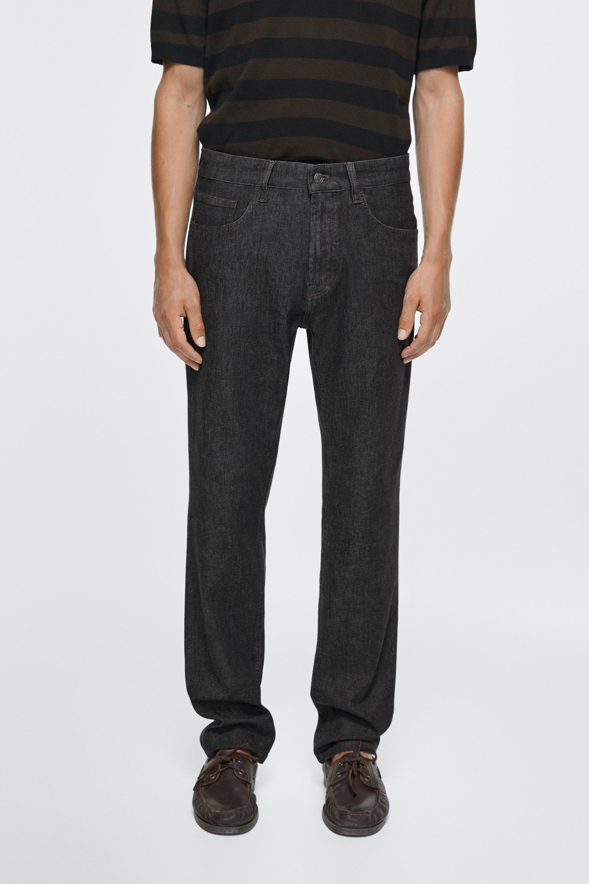 Jean tapered léger désencollé